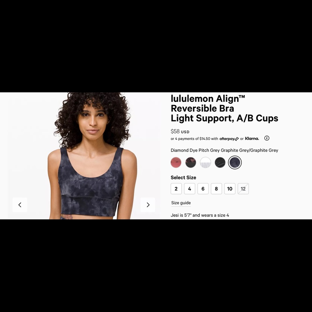 Lululemon Align size 4 A/B